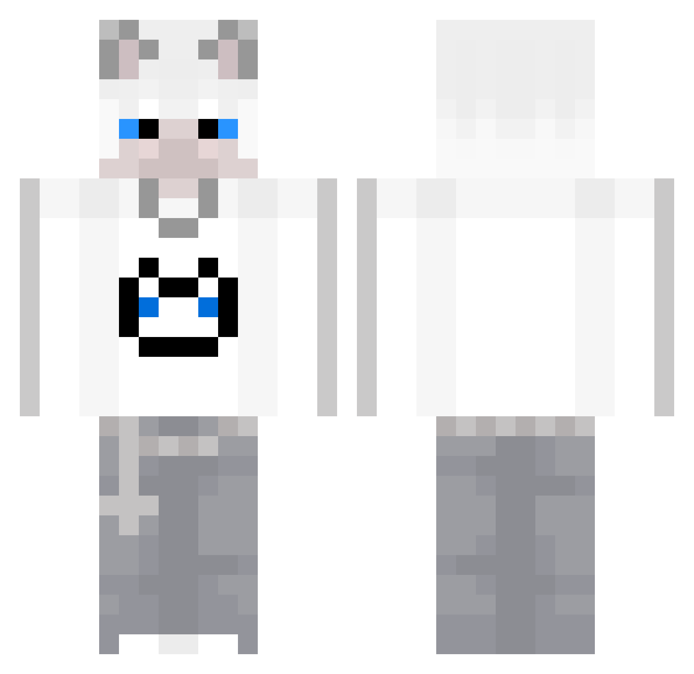 tvaroh_coreee Minecraft skin, front and back view