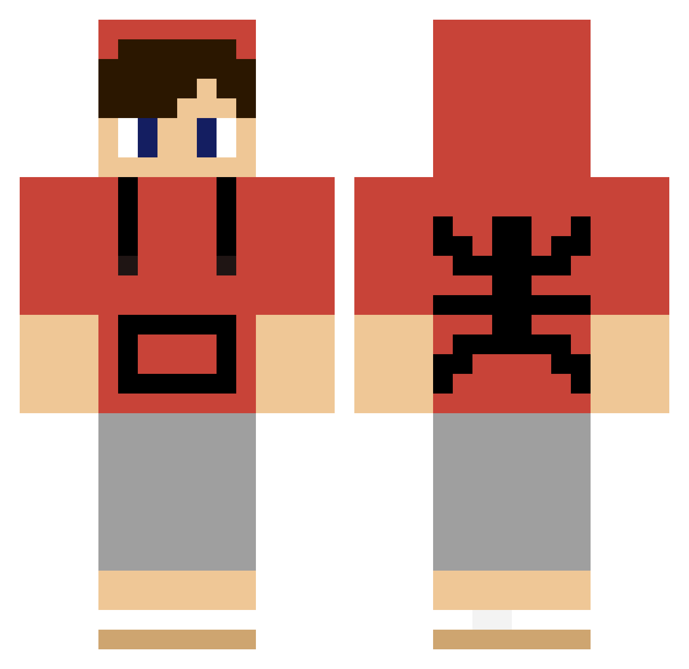 moonlight_1026 Minecraft skin, front and back view
