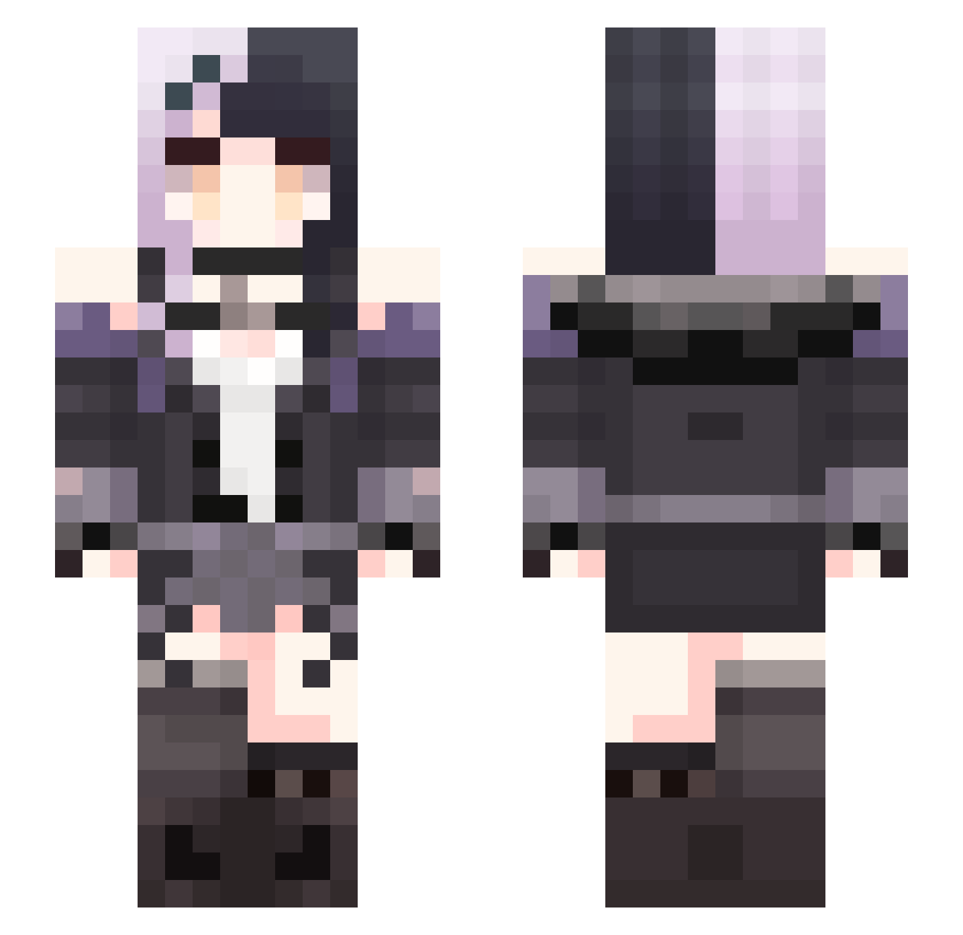 _SERII_ Minecraft skin, front and back view