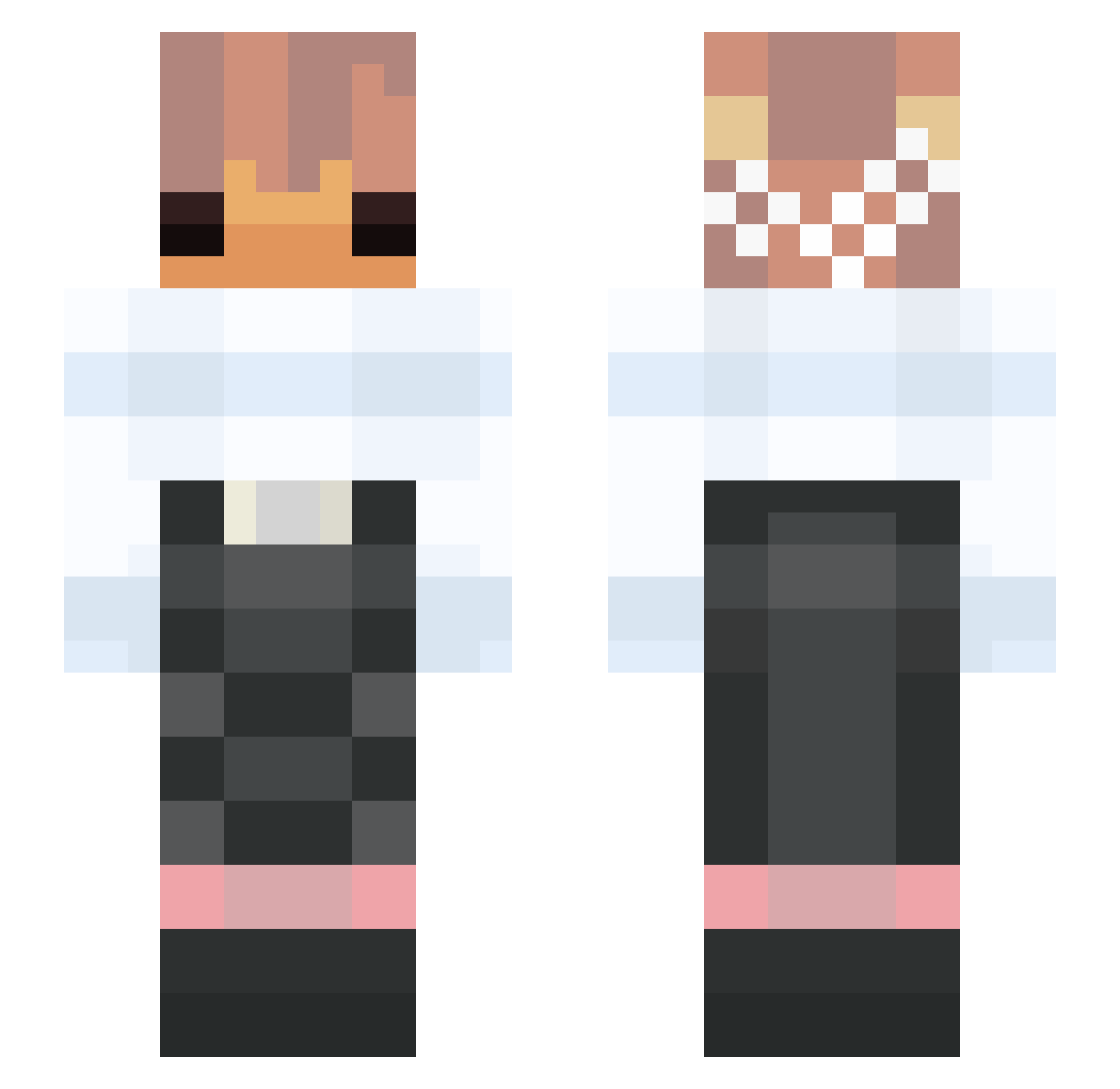 Shonkar_Li Minecraft skin, front and back view