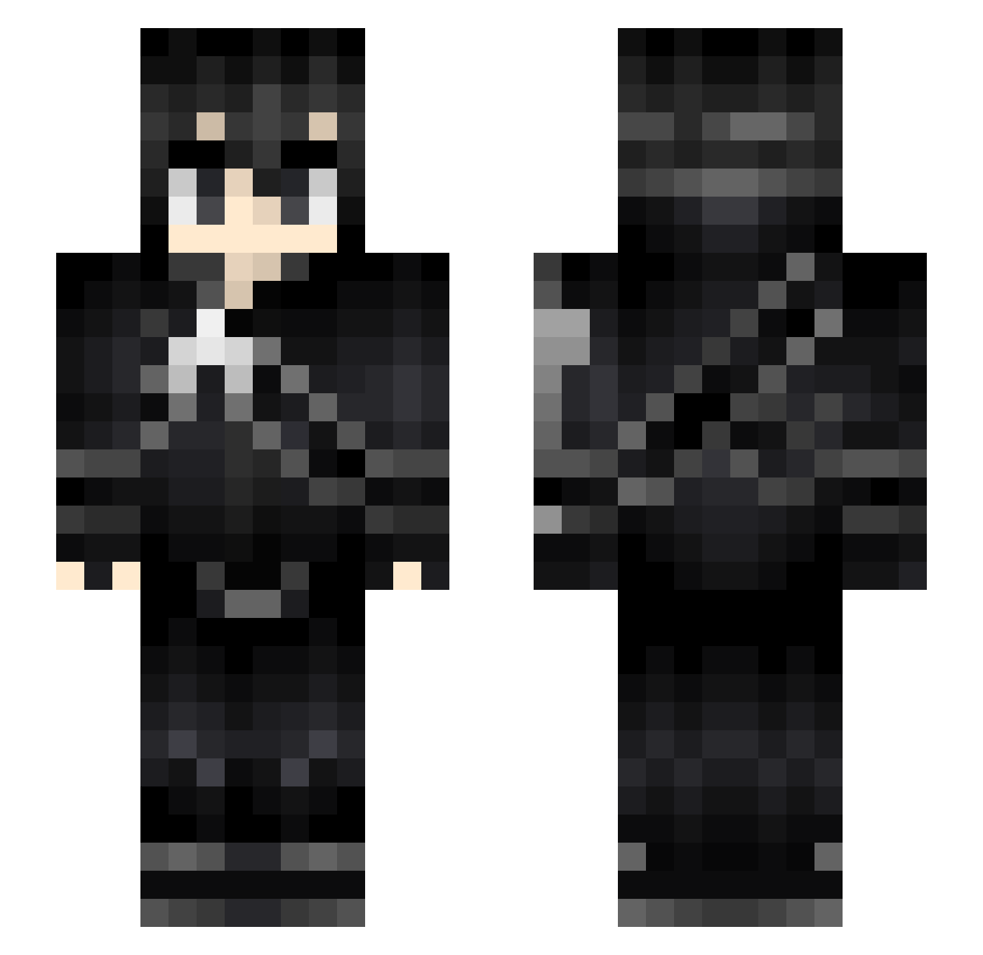 LayMeInTheRiver Minecraft skin, front and back view