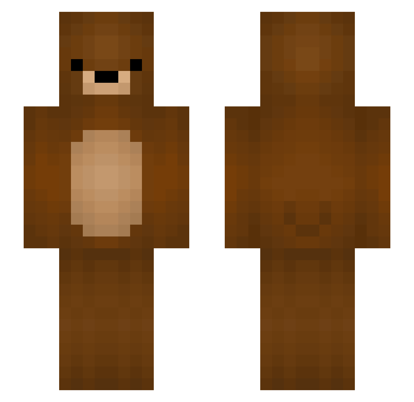 SorryRayt Minecraft skin, front and back view
