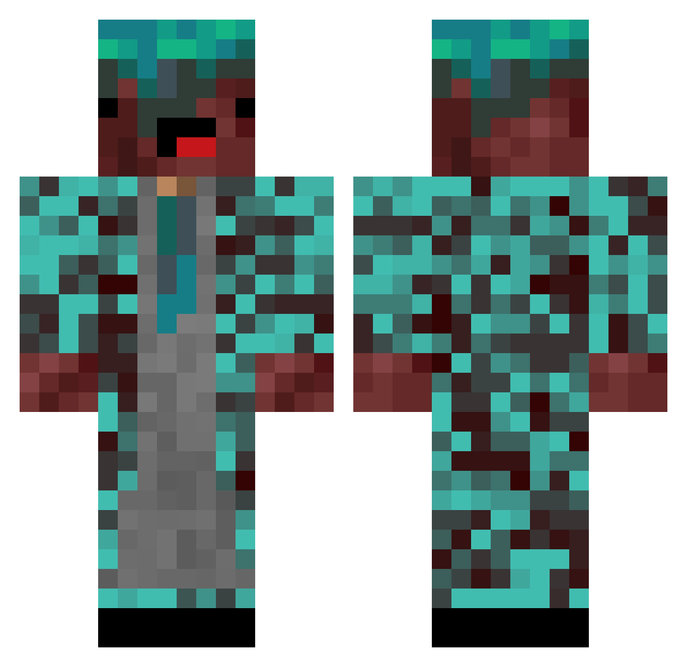 sheep991hh Minecraft skin, front and back view