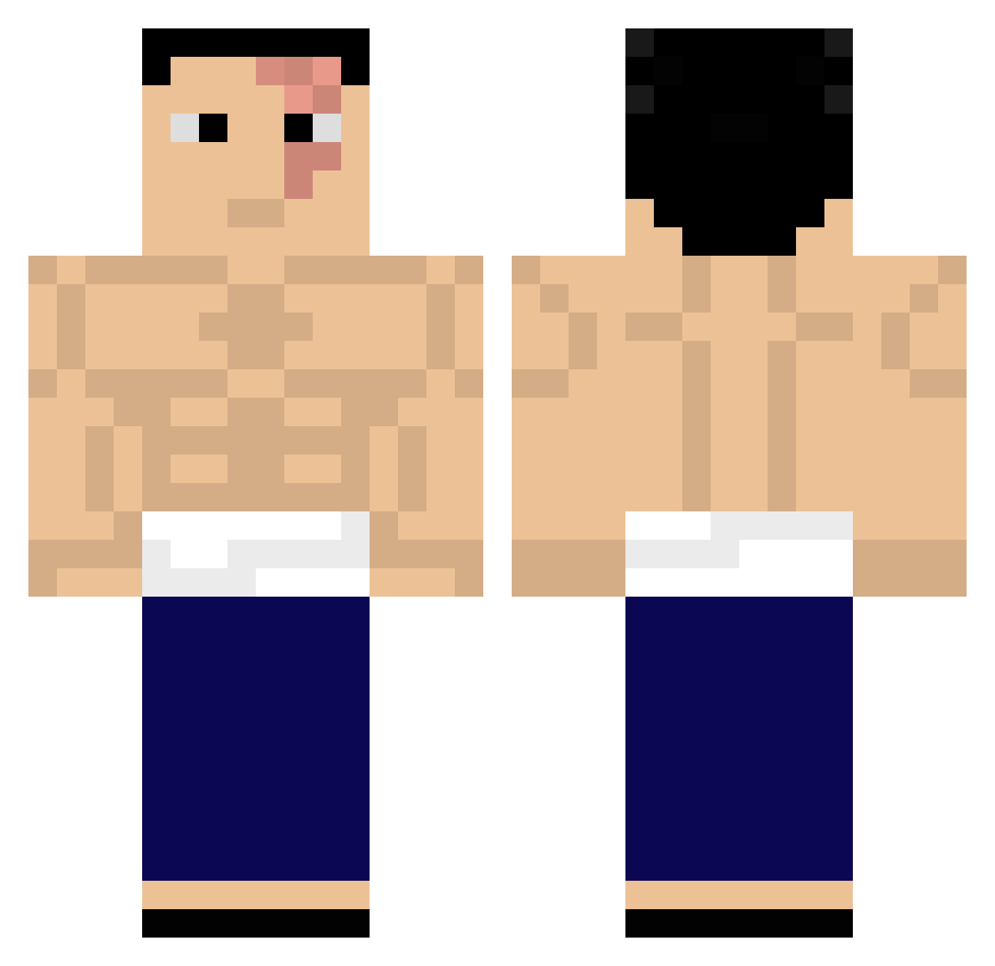 M4RT1N5 Minecraft skin, front and back view