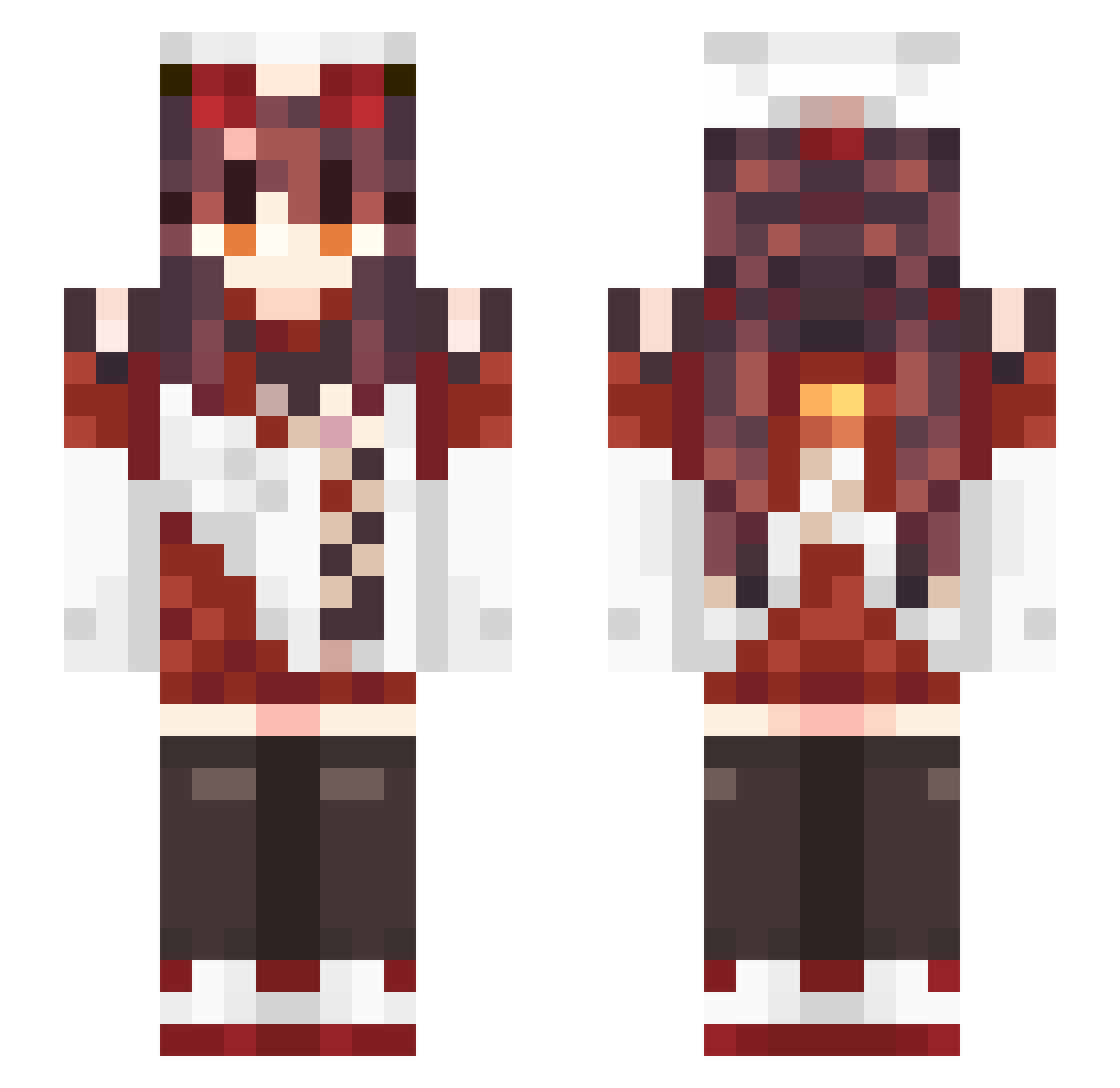 Fa_dai Minecraft skin, front and back view
