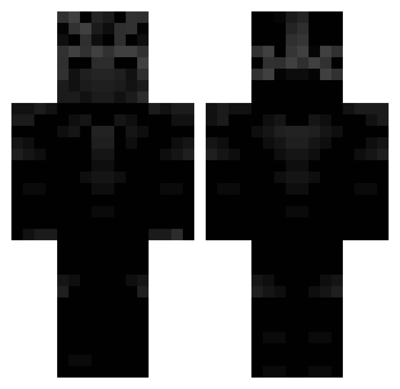 M0rexx Minecraft skin, front and back view