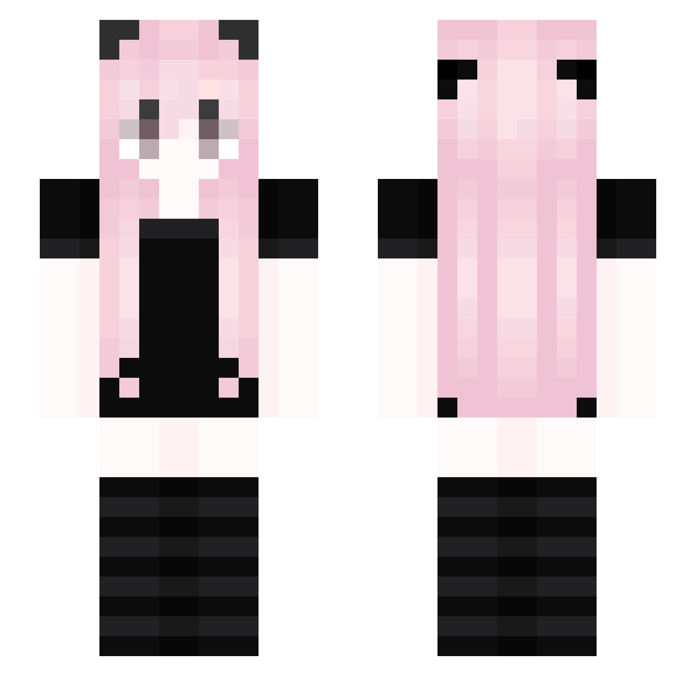 lolwat643 Minecraft skin, front and back view