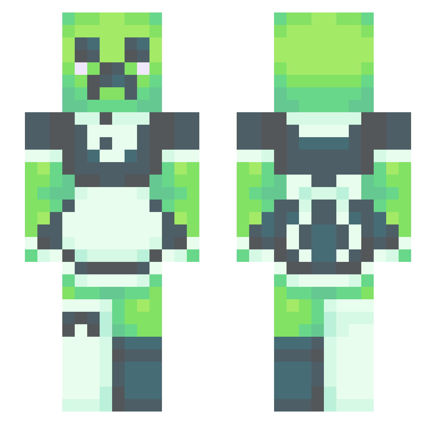 ksch17 Minecraft skin, front and back view