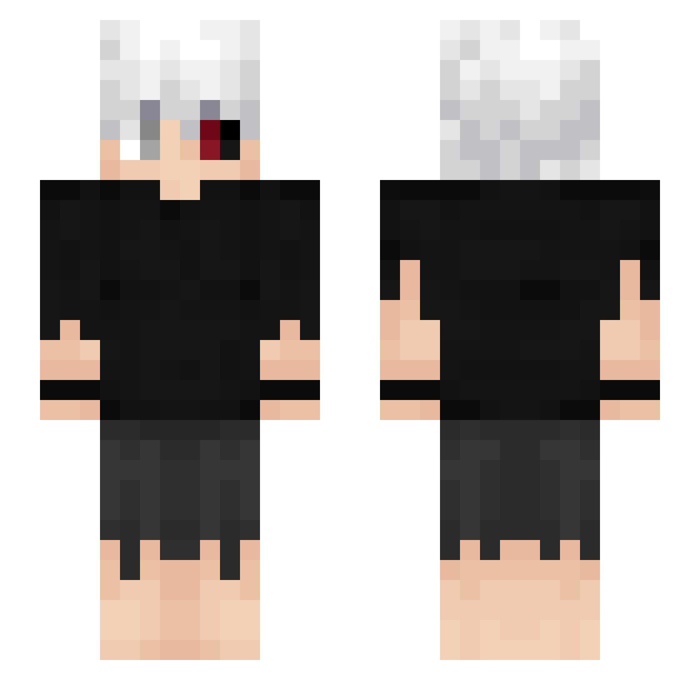 Shonuyen Minecraft skin, front and back view