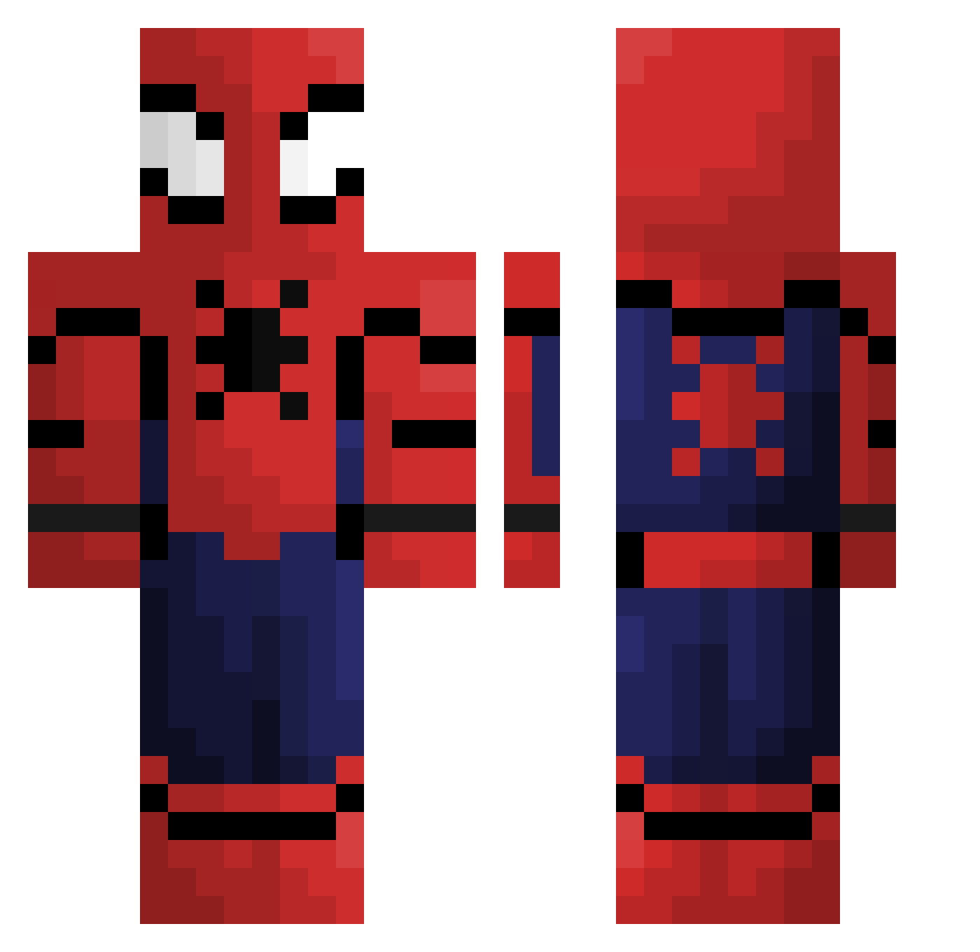 starryspacecat Minecraft skin, front and back view