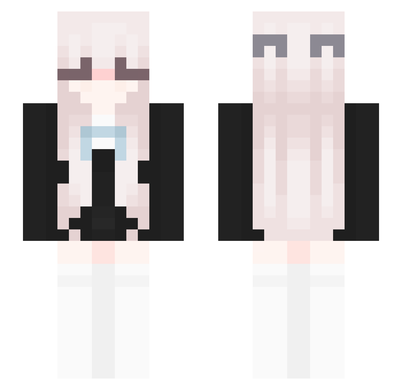 HOOTROM Minecraft skin, front and back view