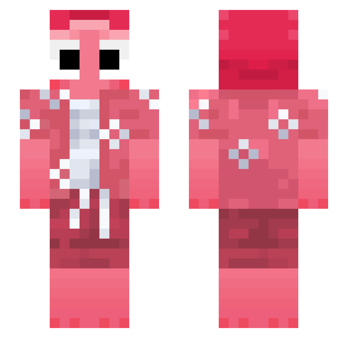 Freaked_It09 Minecraft skin, front and back view