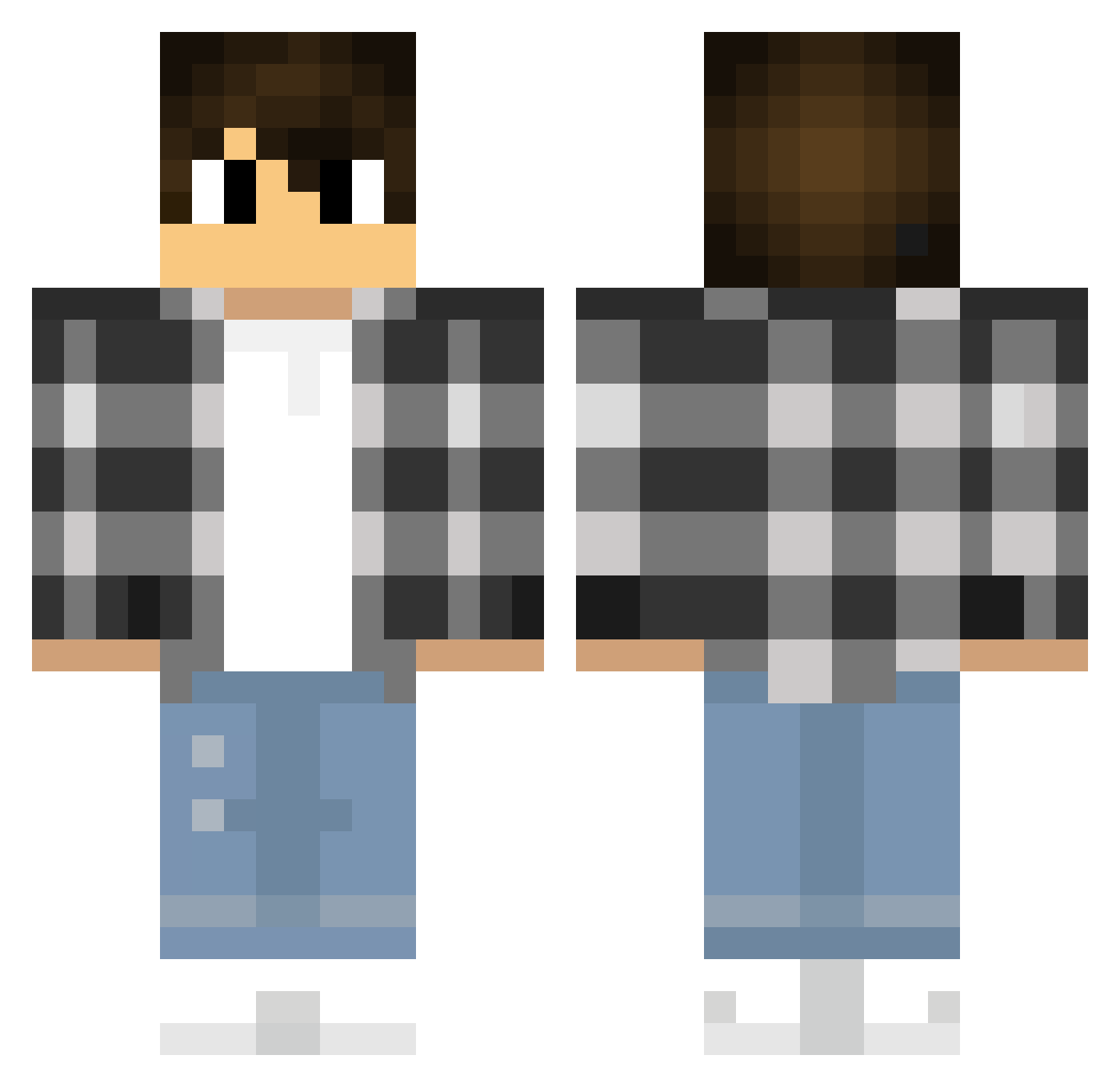 SonGriax_ Minecraft skin, front and back view