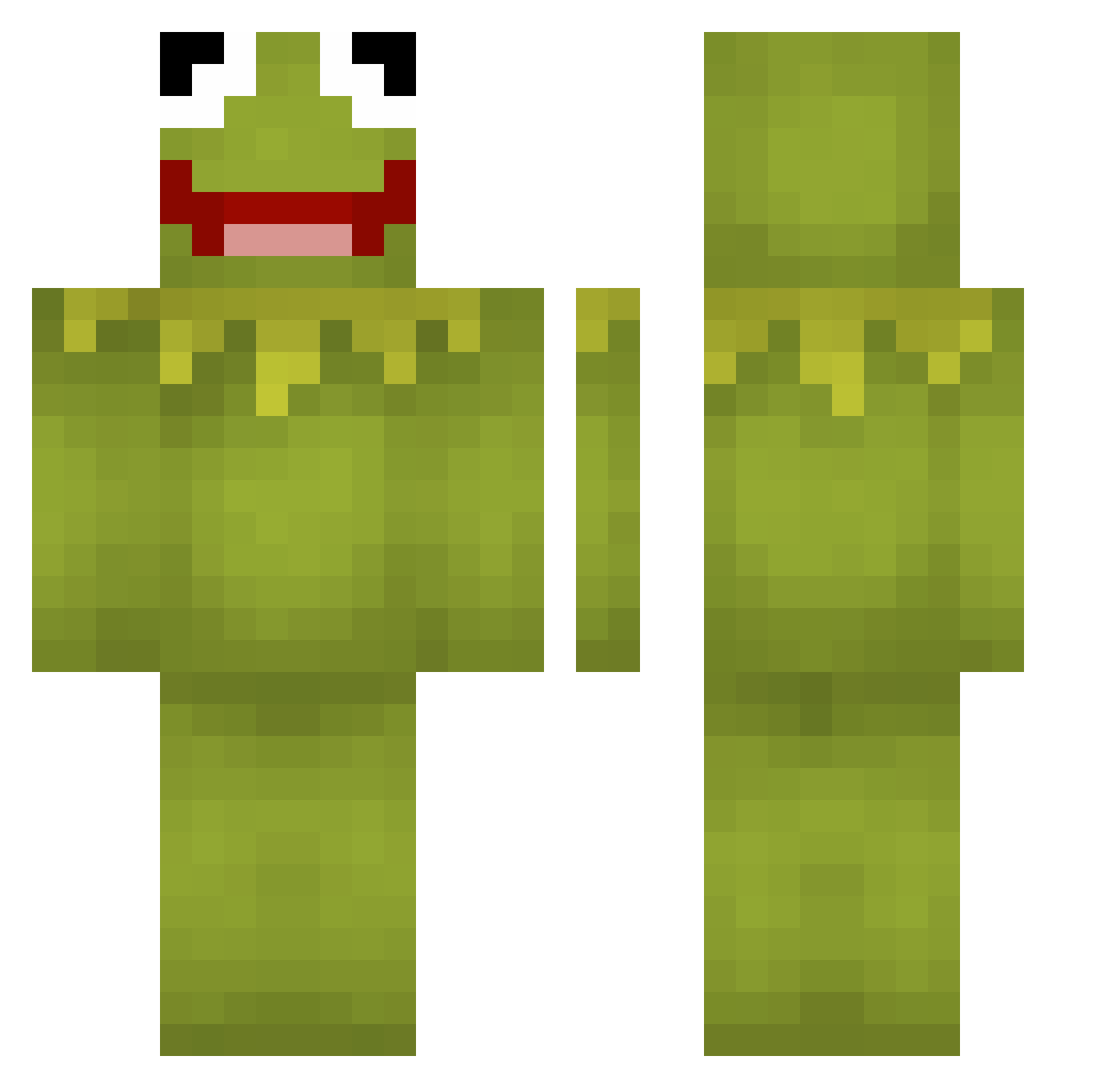 abi_k Minecraft skin, front and back view