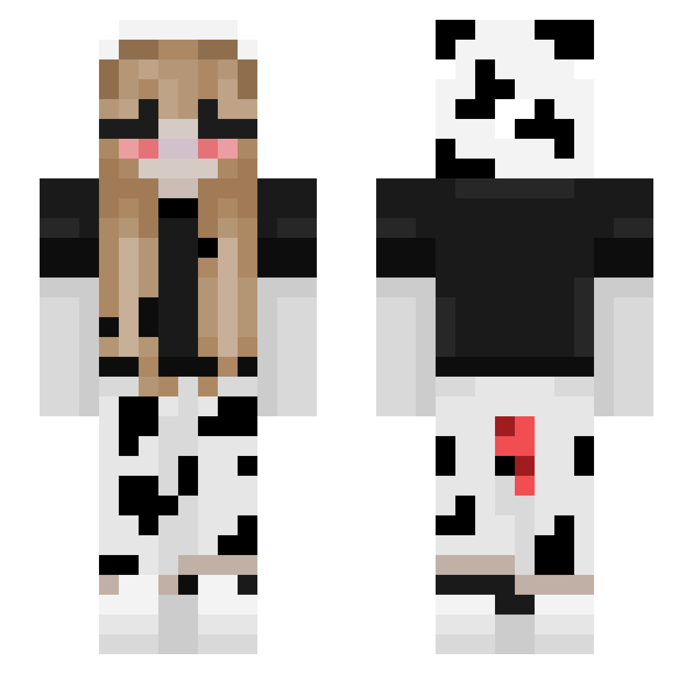 knuffelk_utje Minecraft skin, front and back view