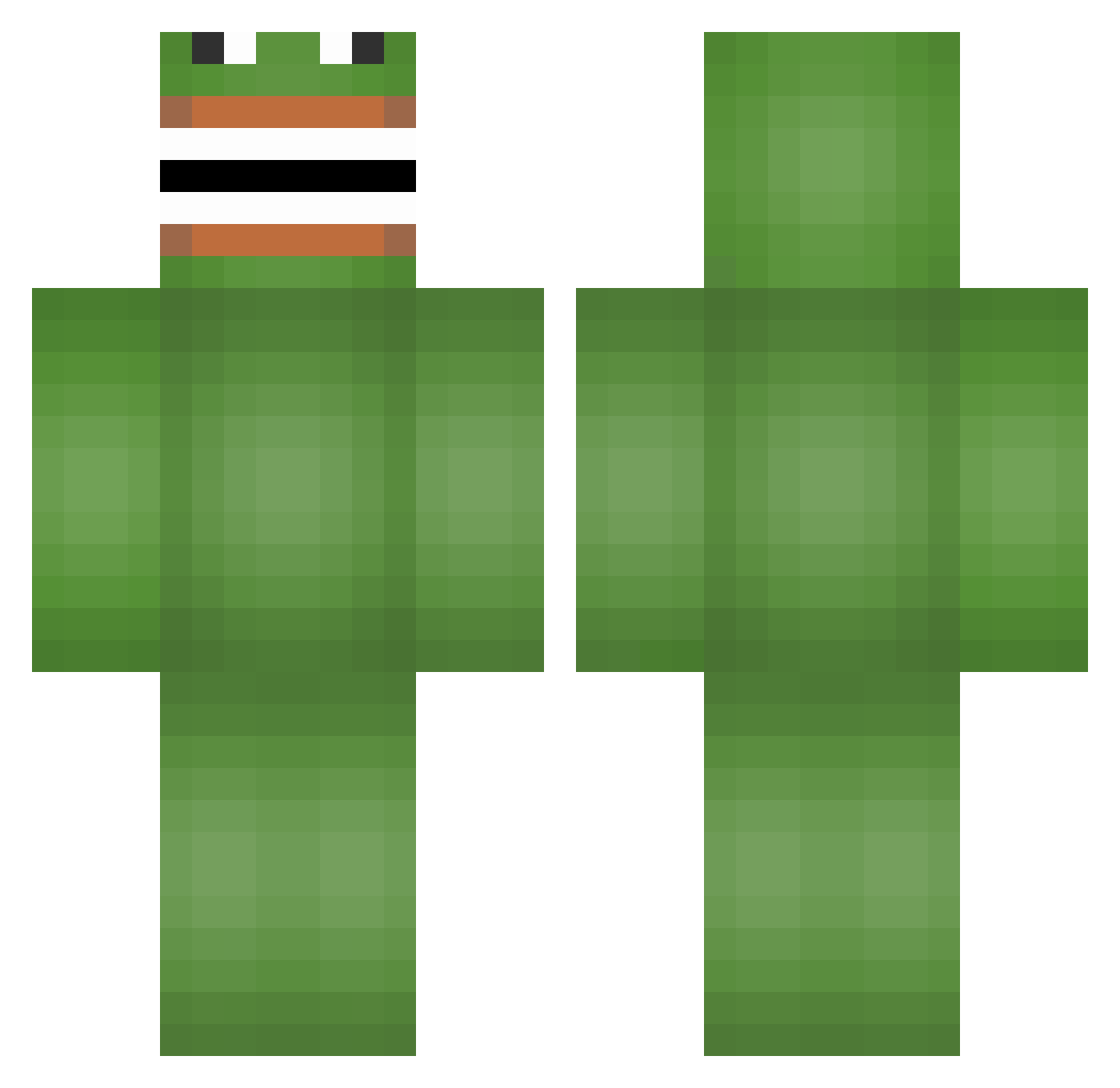 Canyon_Reign Minecraft skin, front and back view