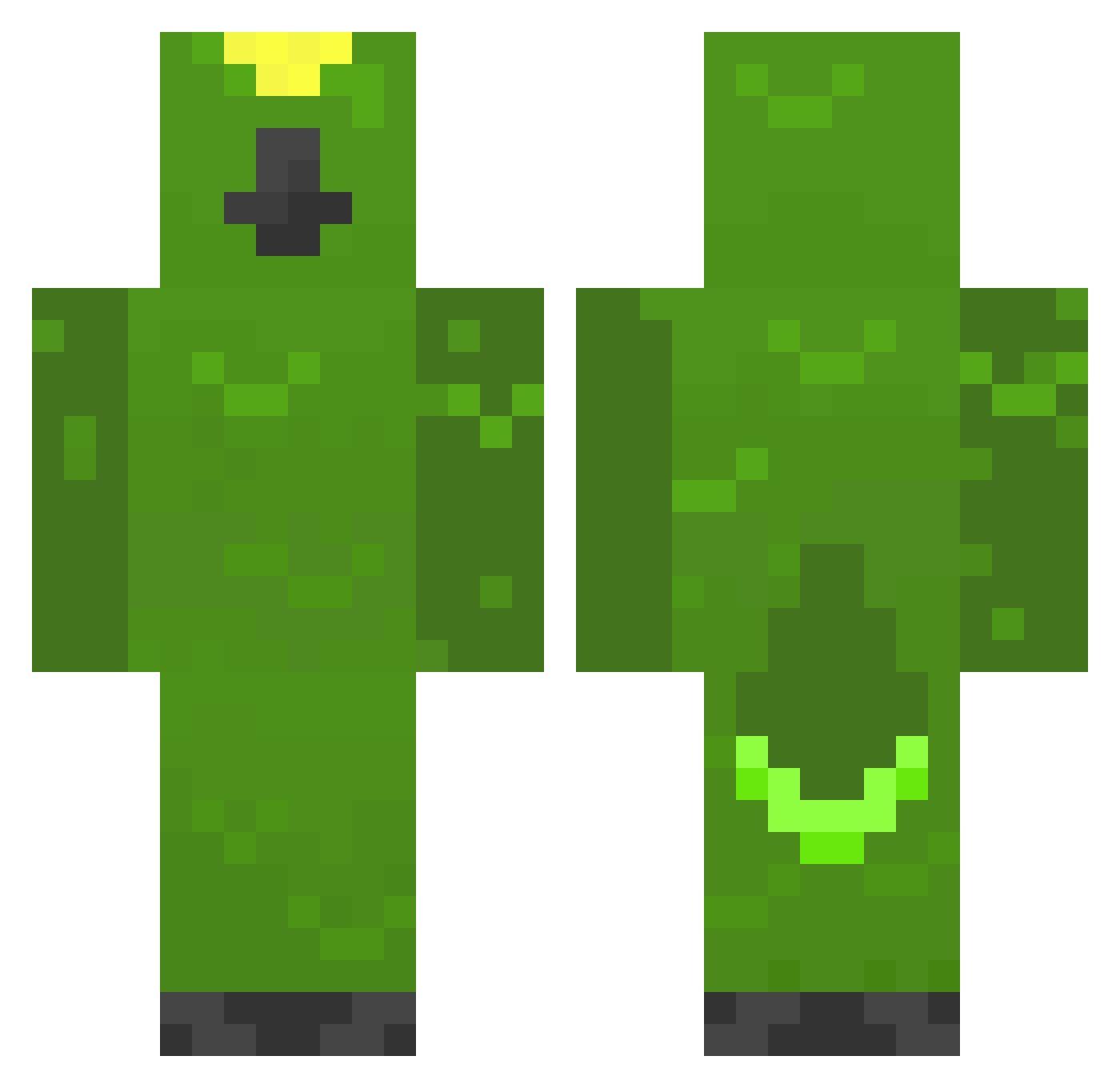 olivrrrrr Minecraft skin, front and back view