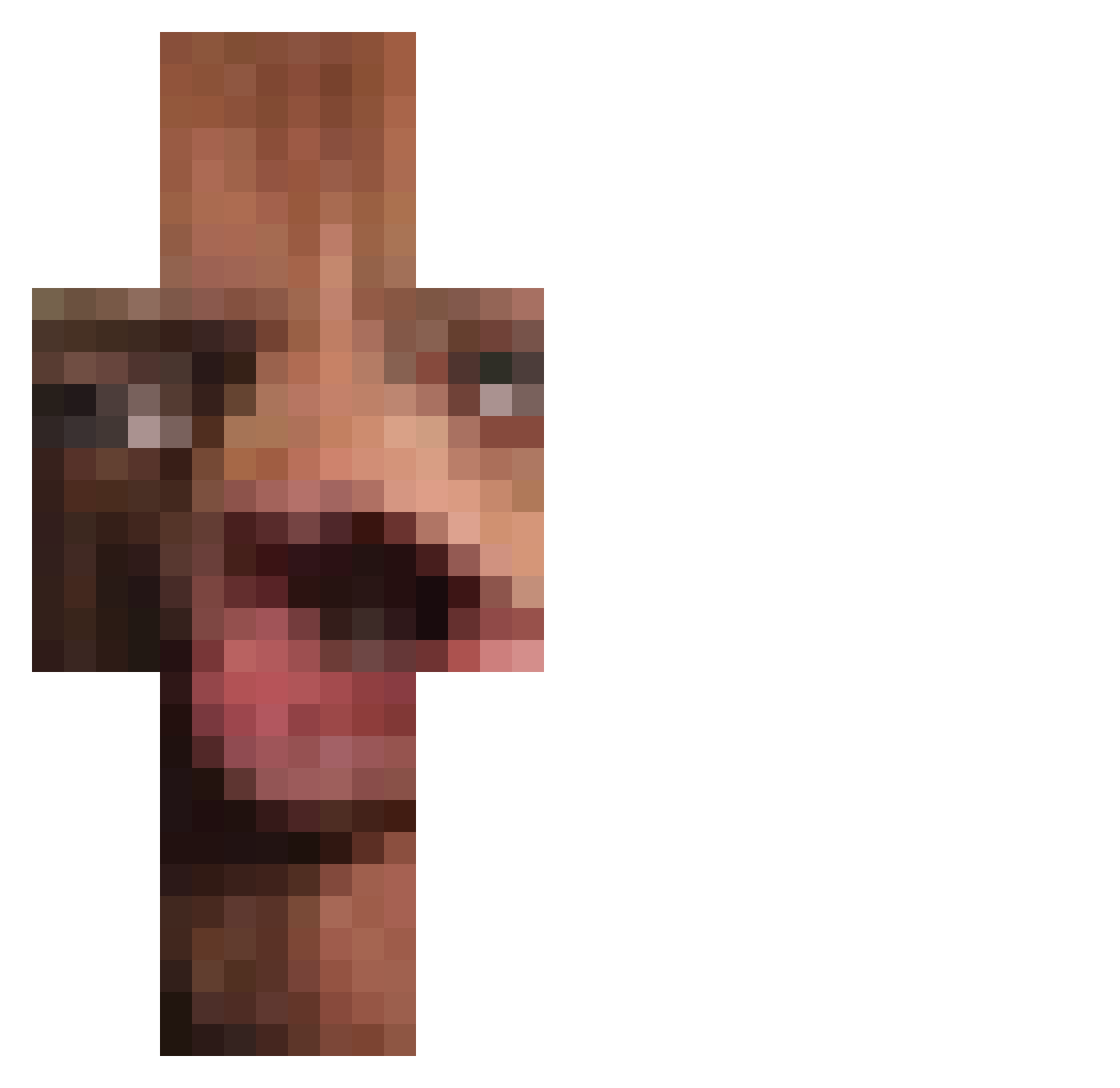dkqorhvktlqkf Minecraft skin, front and back view