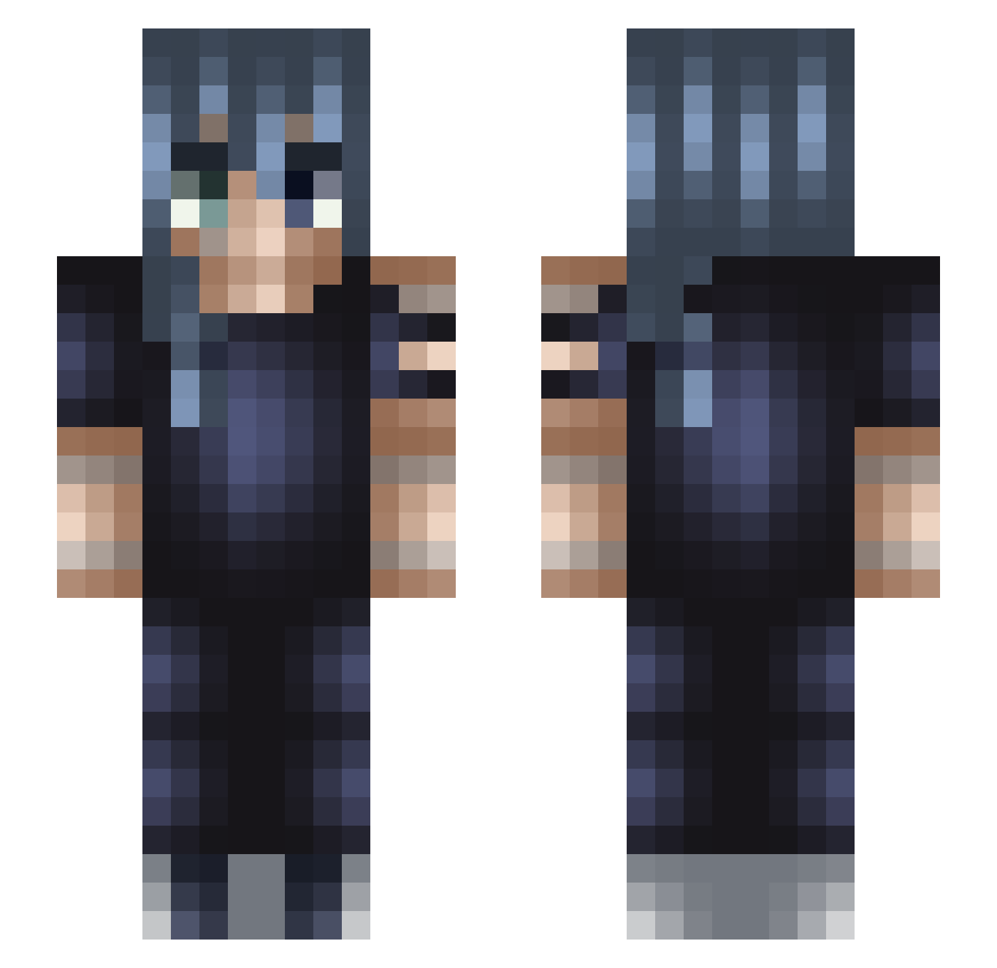 baddo23_ Minecraft skin, front and back view