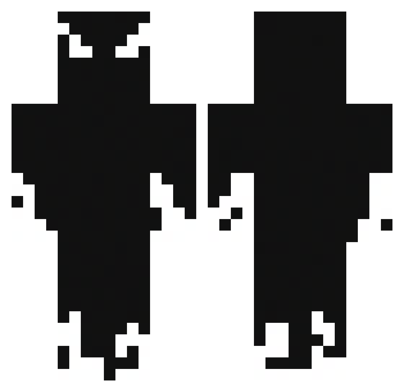 Icy_Goose Minecraft skin, front and back view