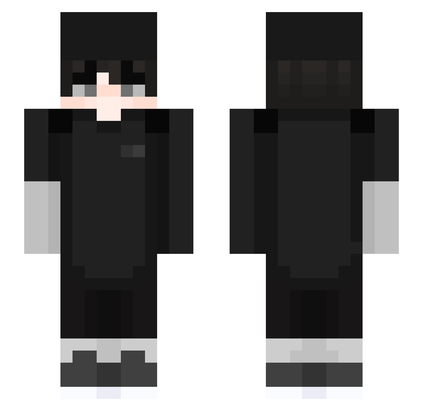 yReachBANIDO Minecraft skin, front and back view