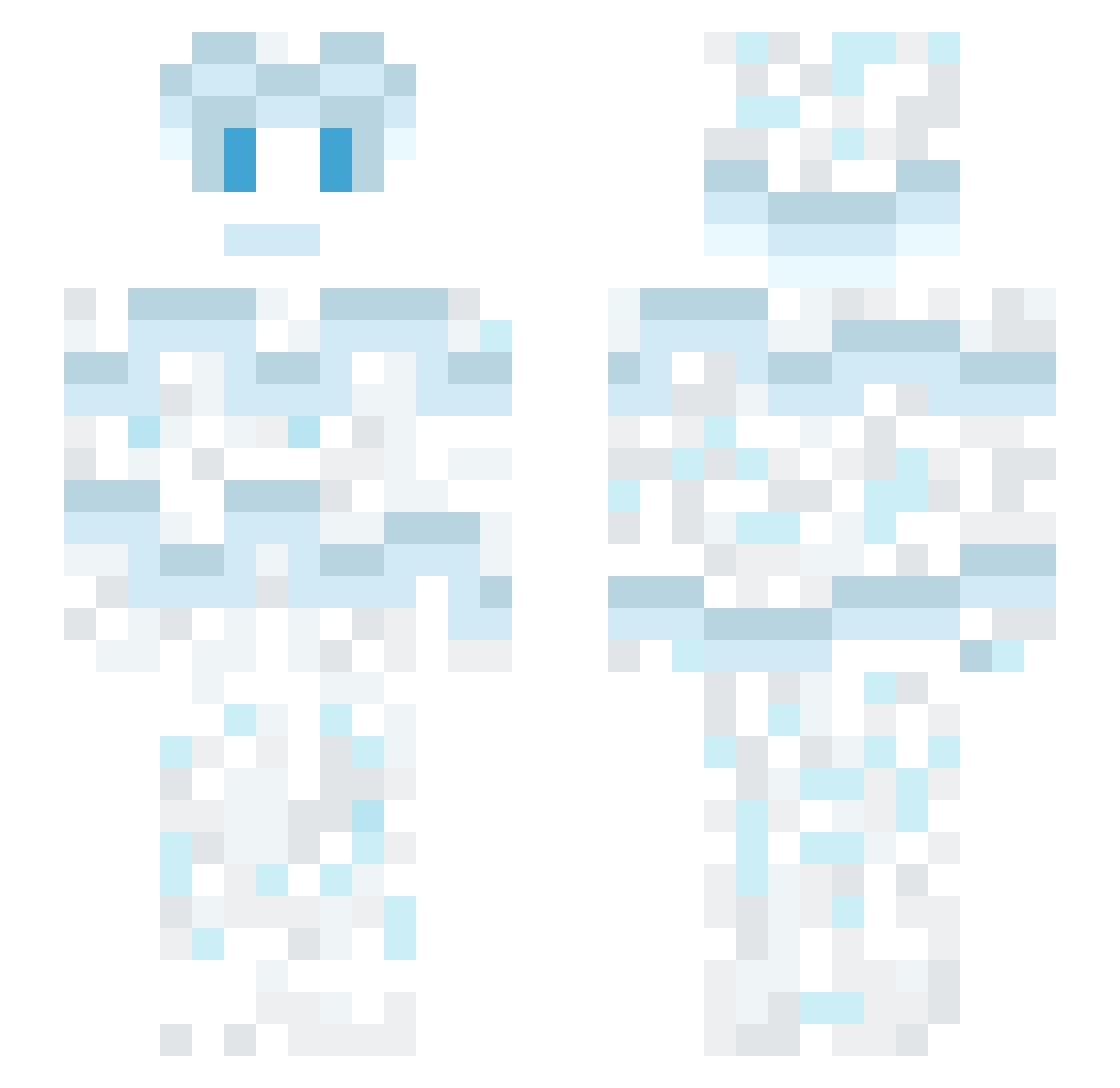 schneepex_ Minecraft skin, front and back view