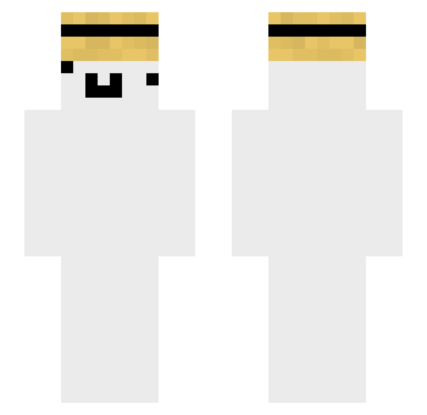 namdongho05 Minecraft skin, front and back view