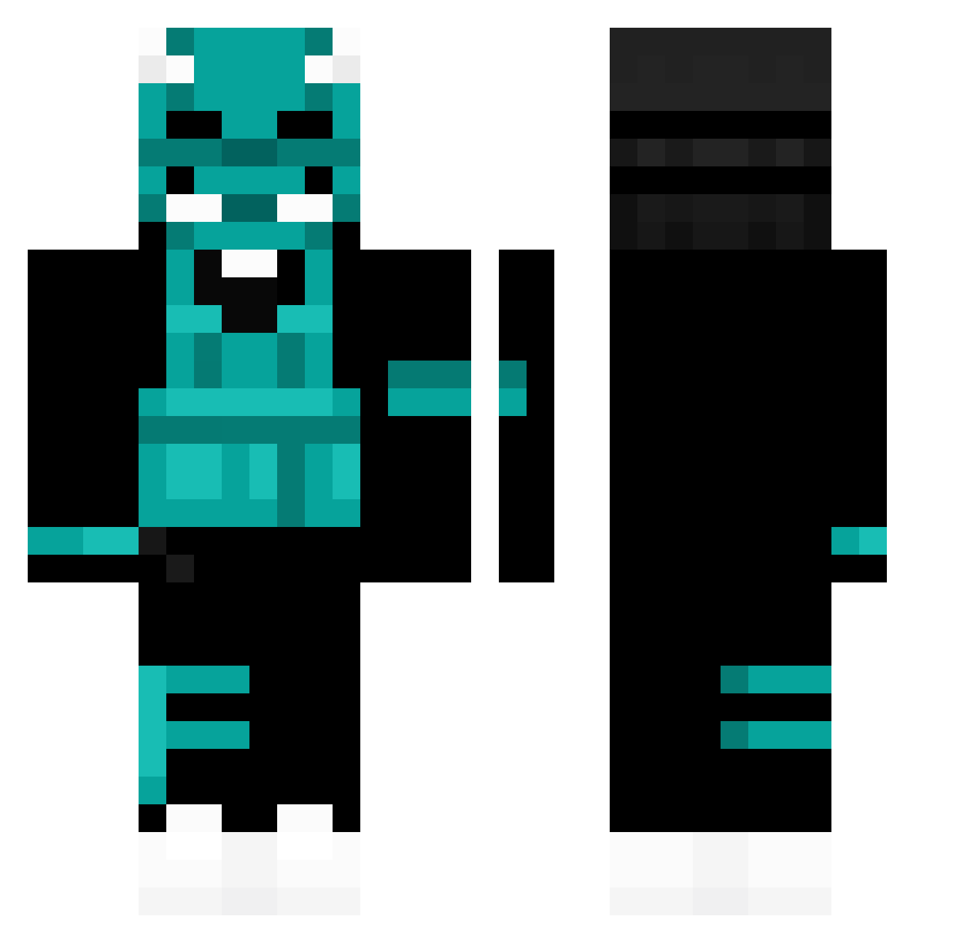 STreemal_YT1 Minecraft skin, front and back view