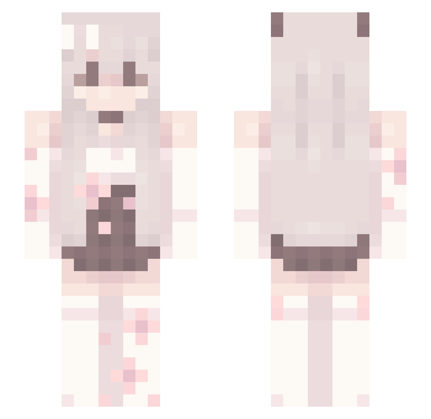 hchristina03 Minecraft skin, front and back view