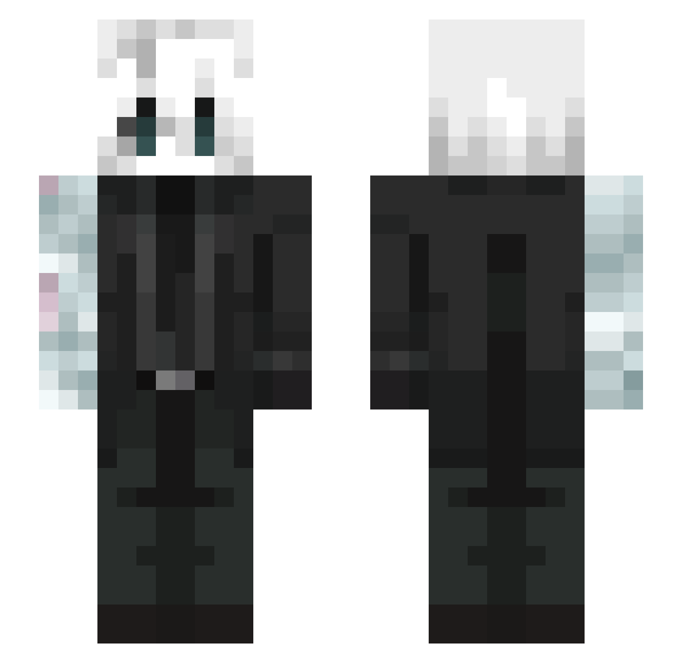 KNUPP_SUMI Minecraft skin, front and back view
