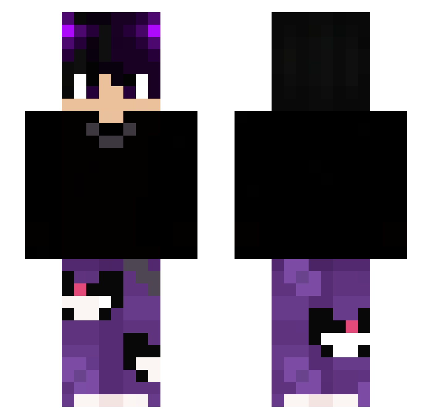 scootertom321 Minecraft skin, front and back view