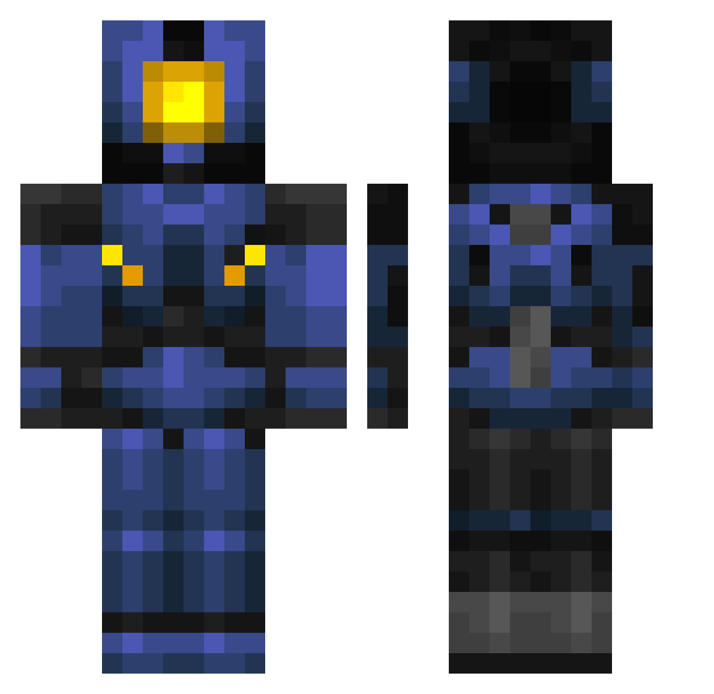 mexin4311 Minecraft skin, front and back view