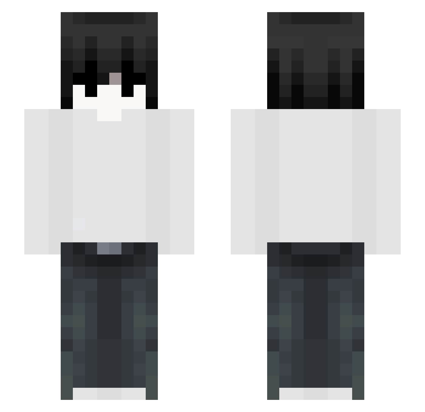 SOLV911 Minecraft skin, front and back view