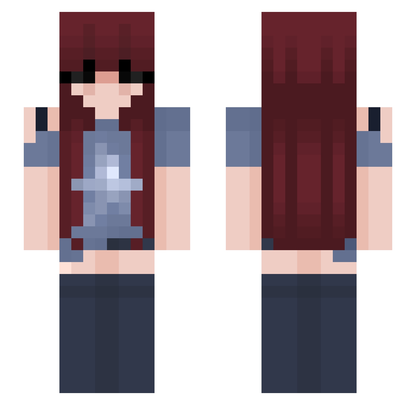 BIRDIEE__ Minecraft skin, front and back view