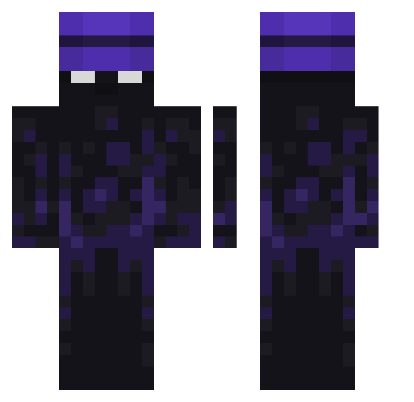 zMarlon7 Minecraft skin, front and back view