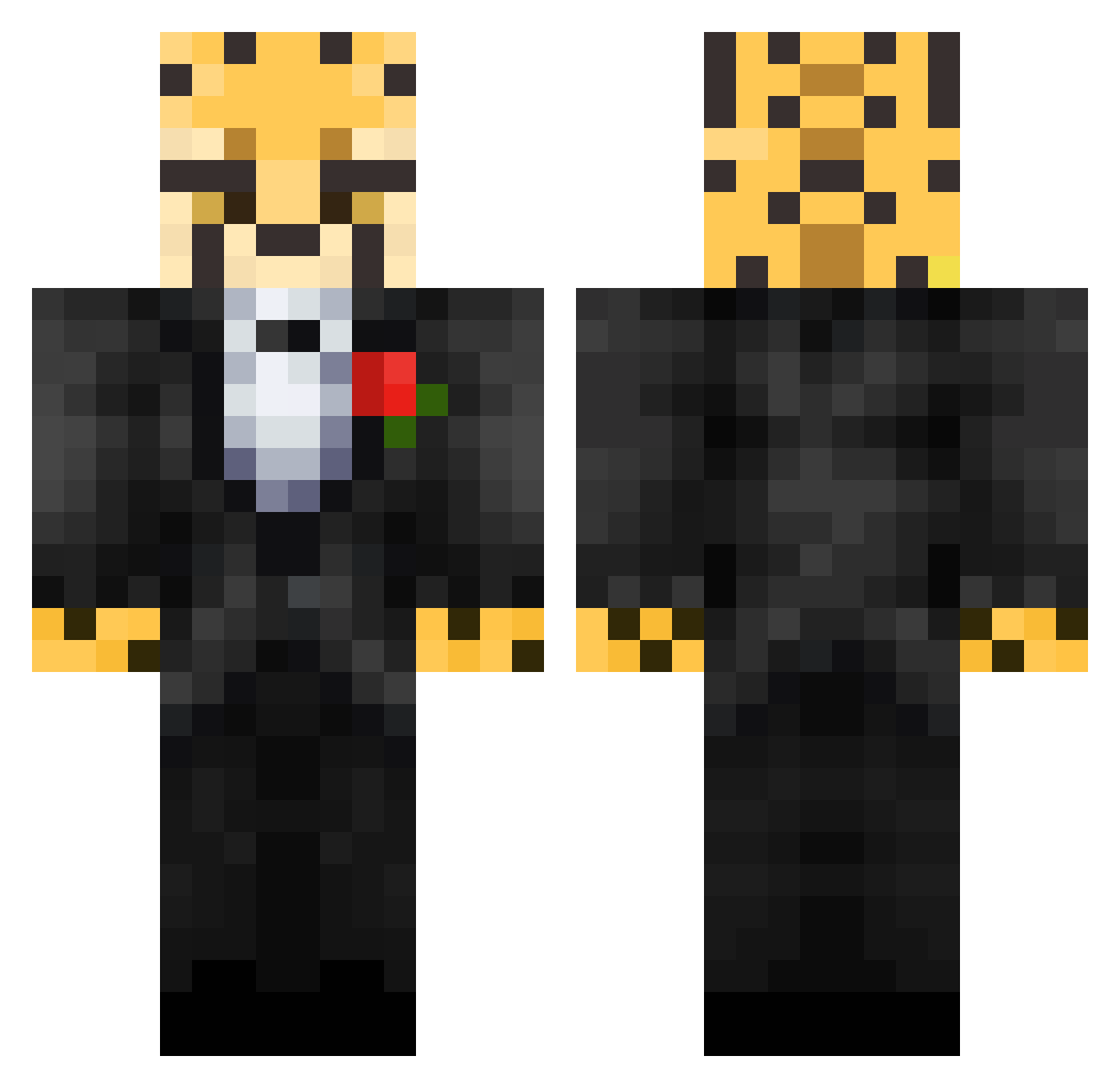 TheEpicSwagLLC Minecraft skin, front and back view