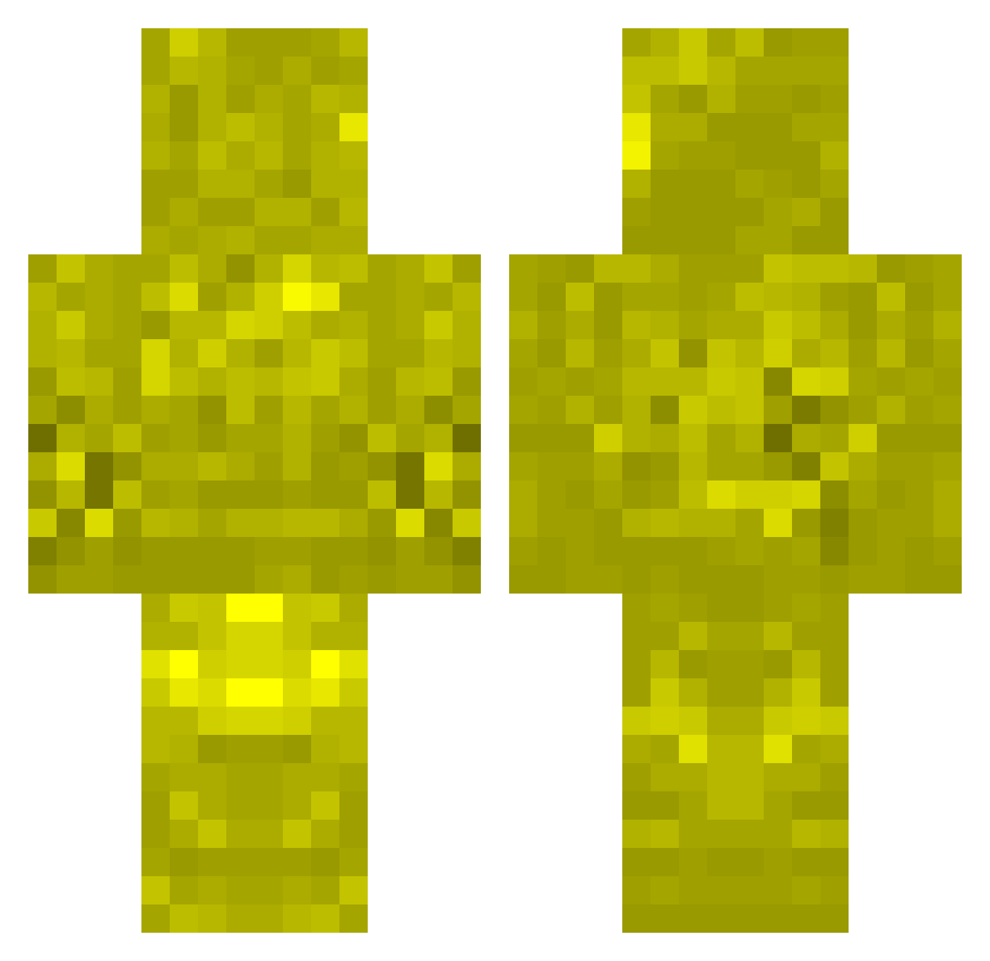 thebestinthegame Minecraft skin, front and back view