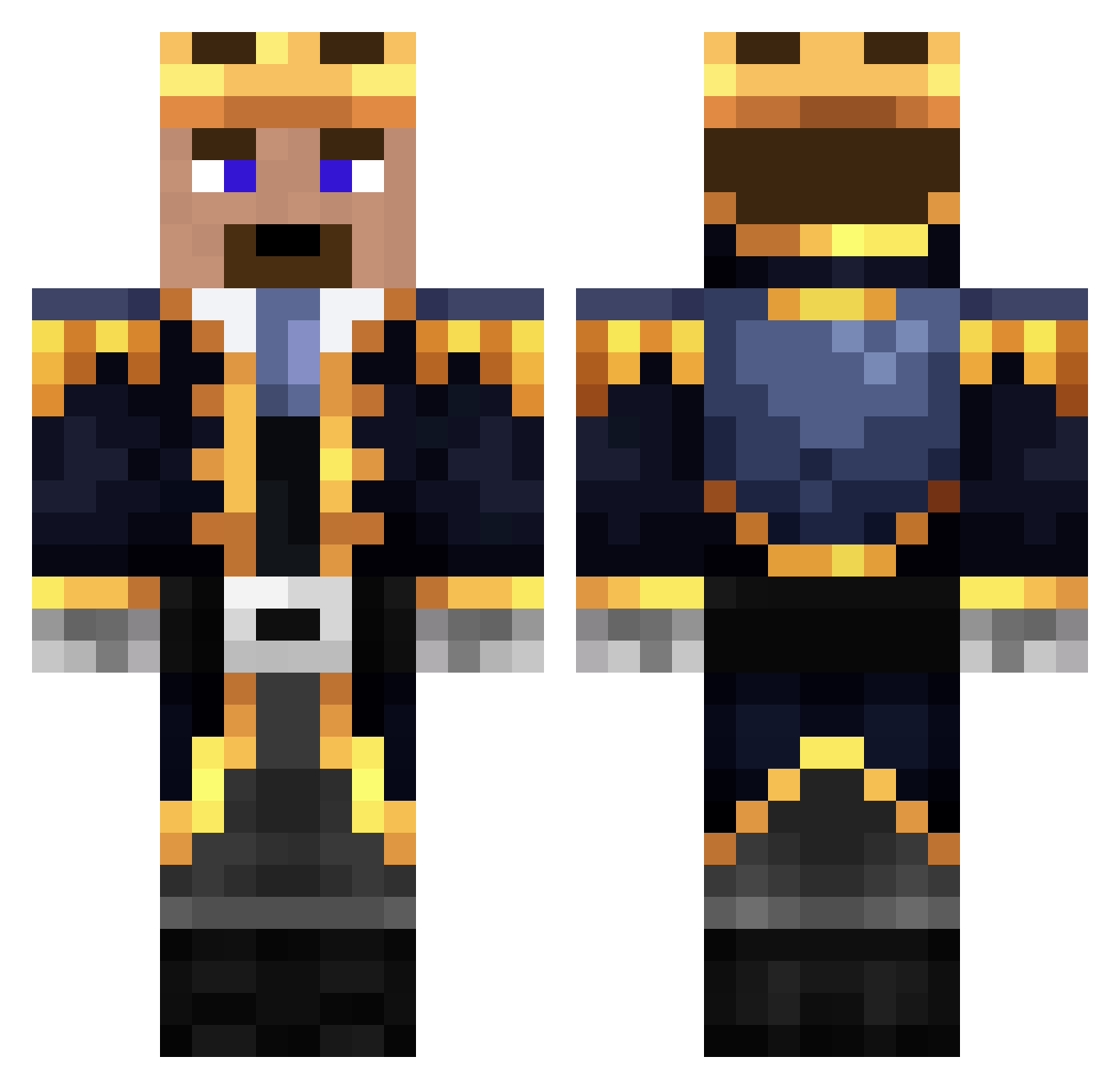 malto3409_Twitch Minecraft skin, front and back view