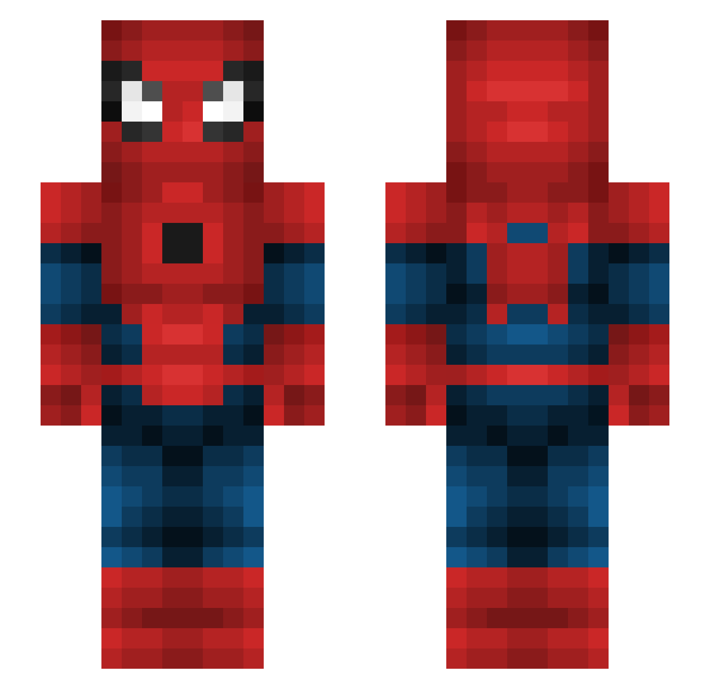 121Dmitriy228 Minecraft skin, front and back view