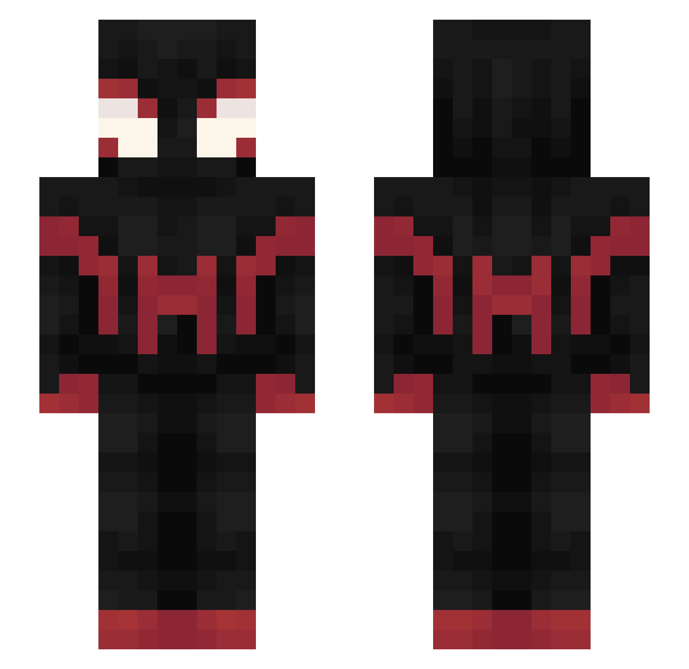 nobuuu4_YT Minecraft skin, front and back view