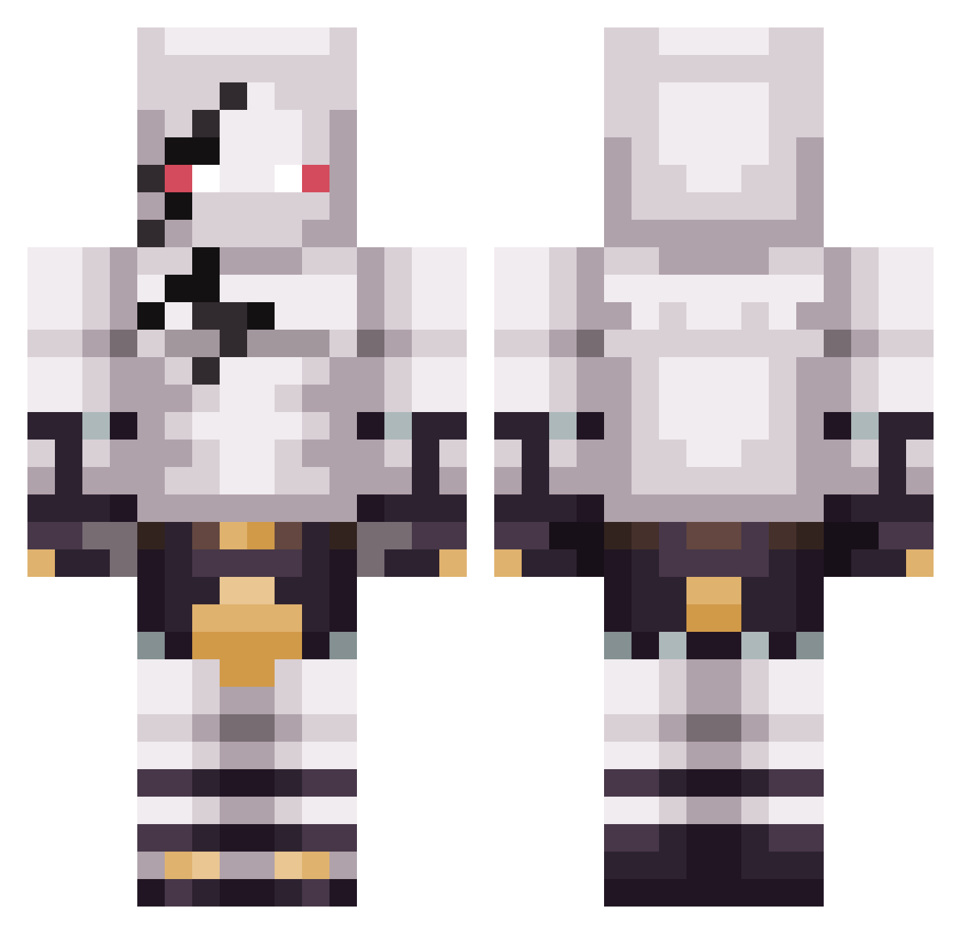 counter88213 Minecraft skin, front and back view