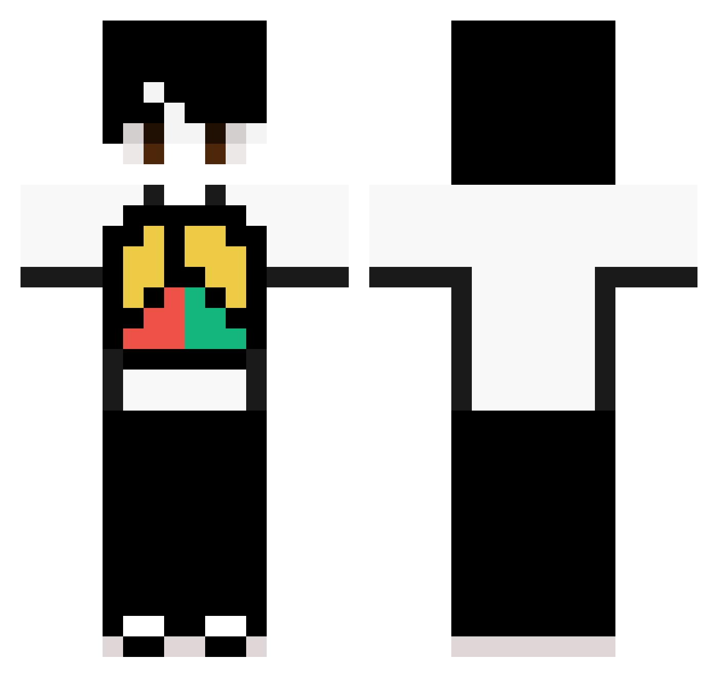 schmine31 Minecraft skin, front and back view