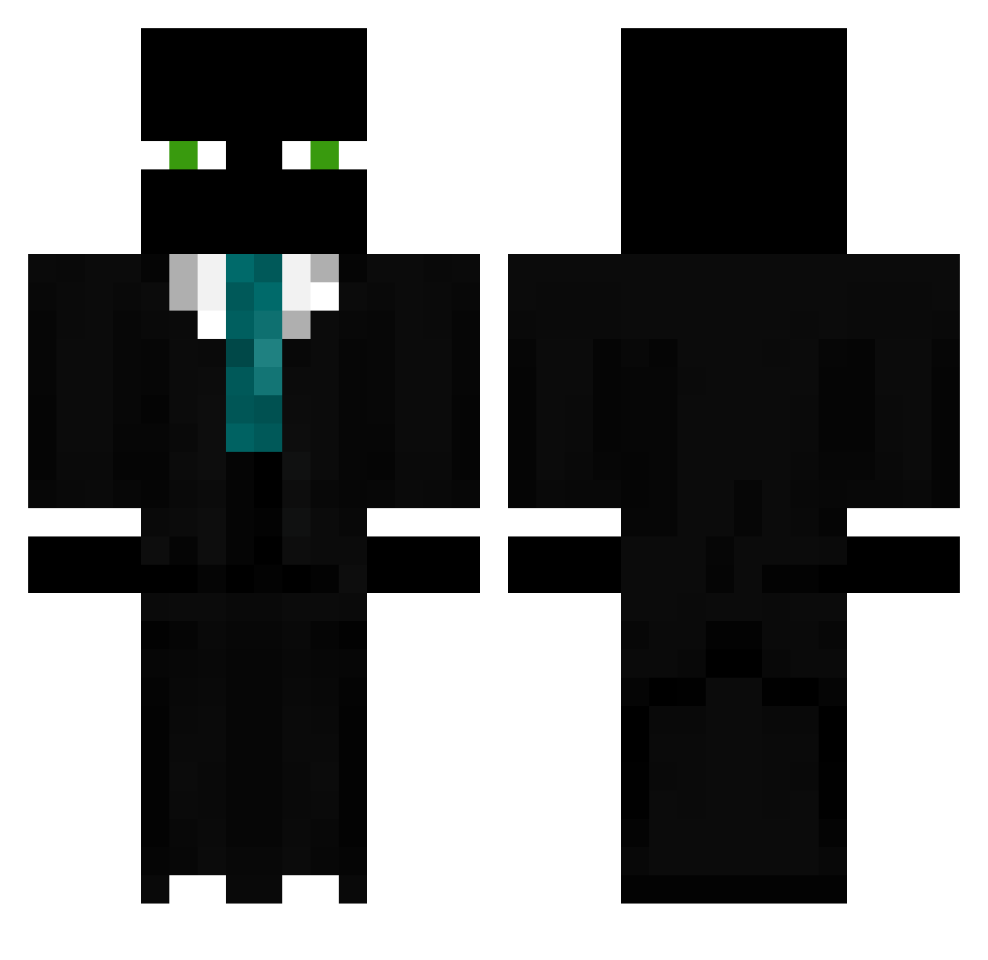 khoigoku Minecraft skin, front and back view