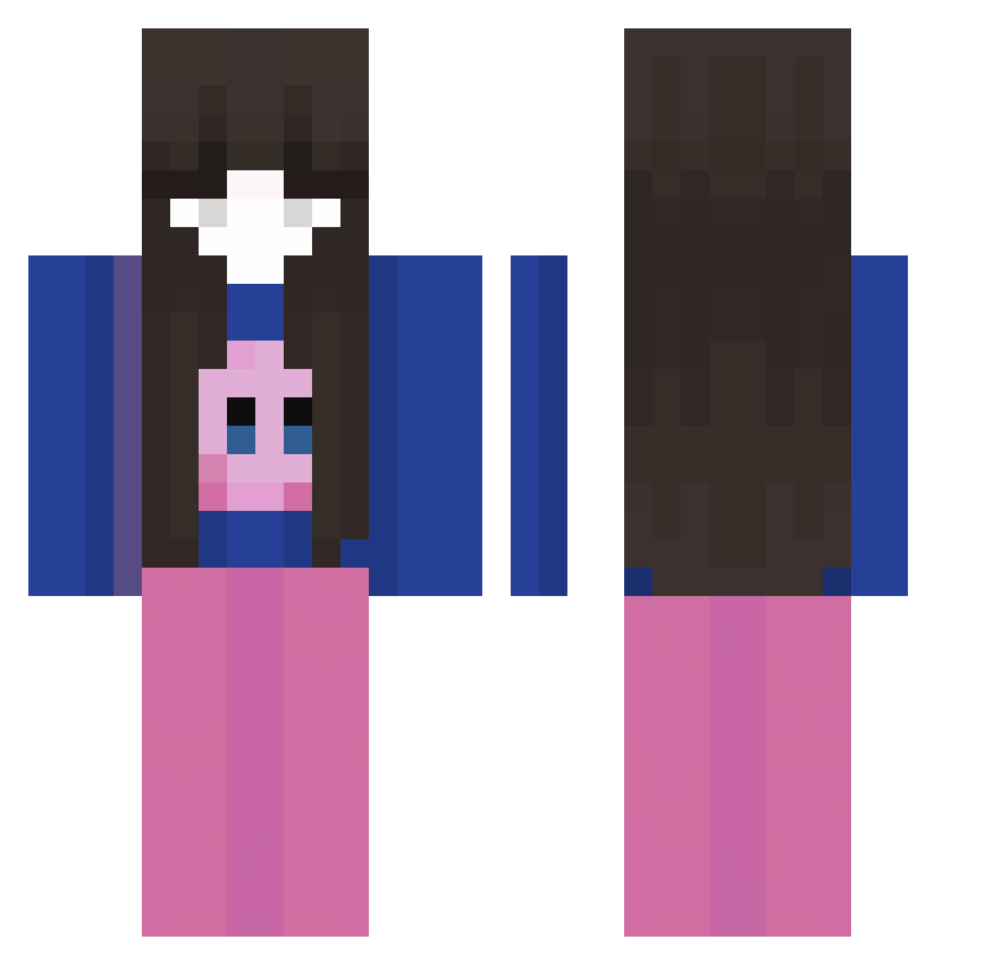 mok4_x Minecraft skin, front and back view
