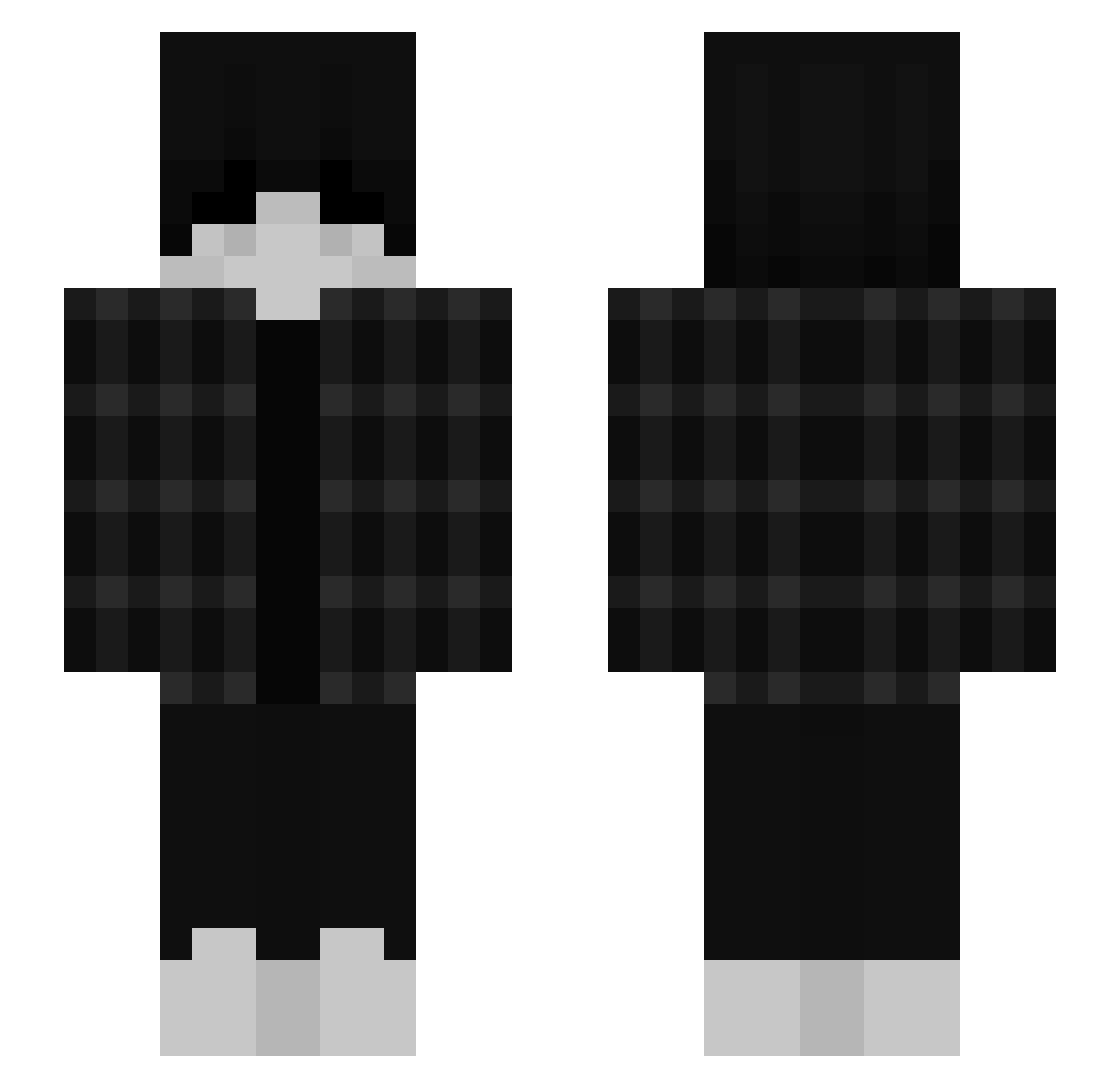 ProInfinite23 Minecraft skin, front and back view