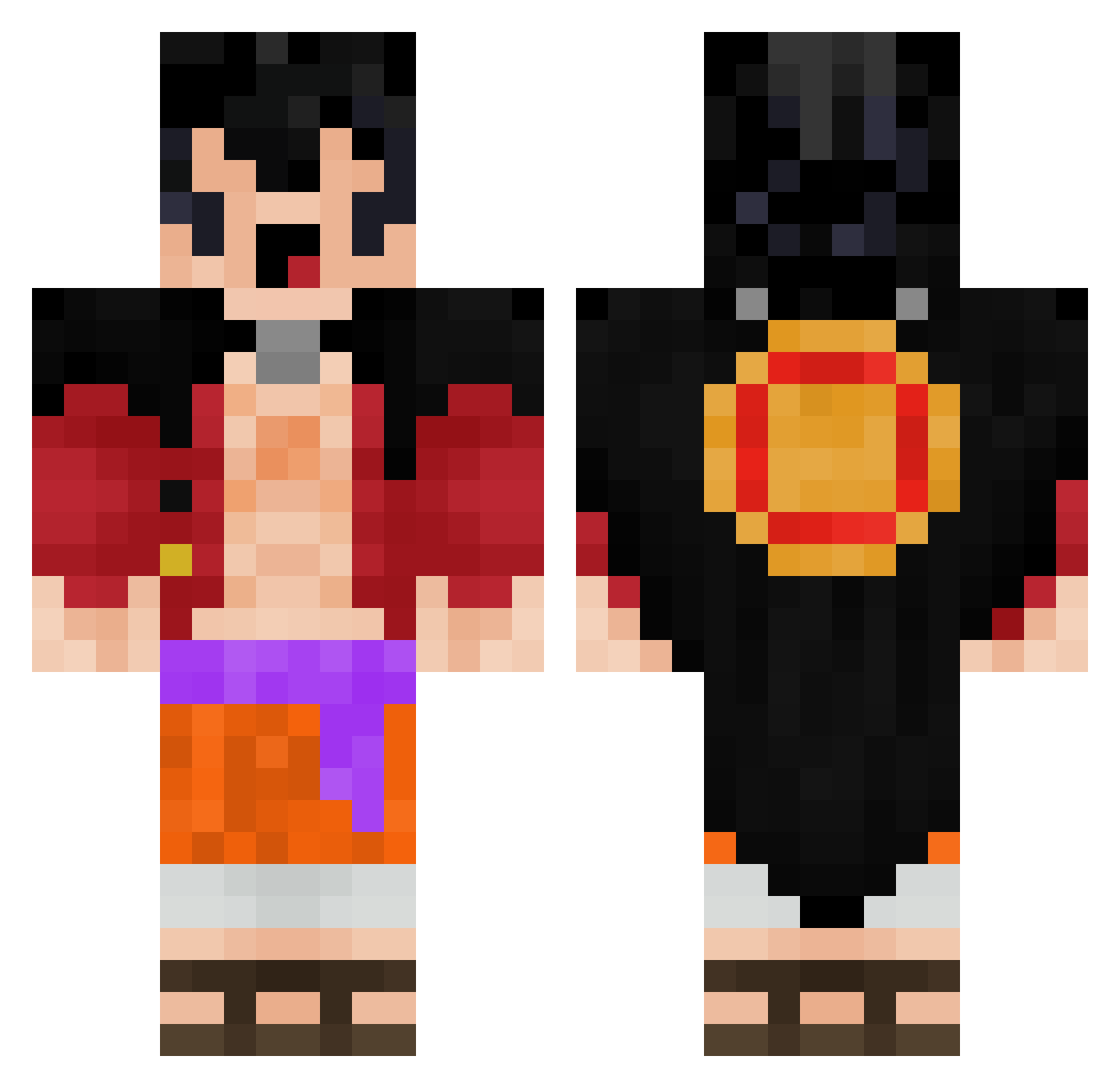 Sh1ll_ Minecraft skin, front and back view