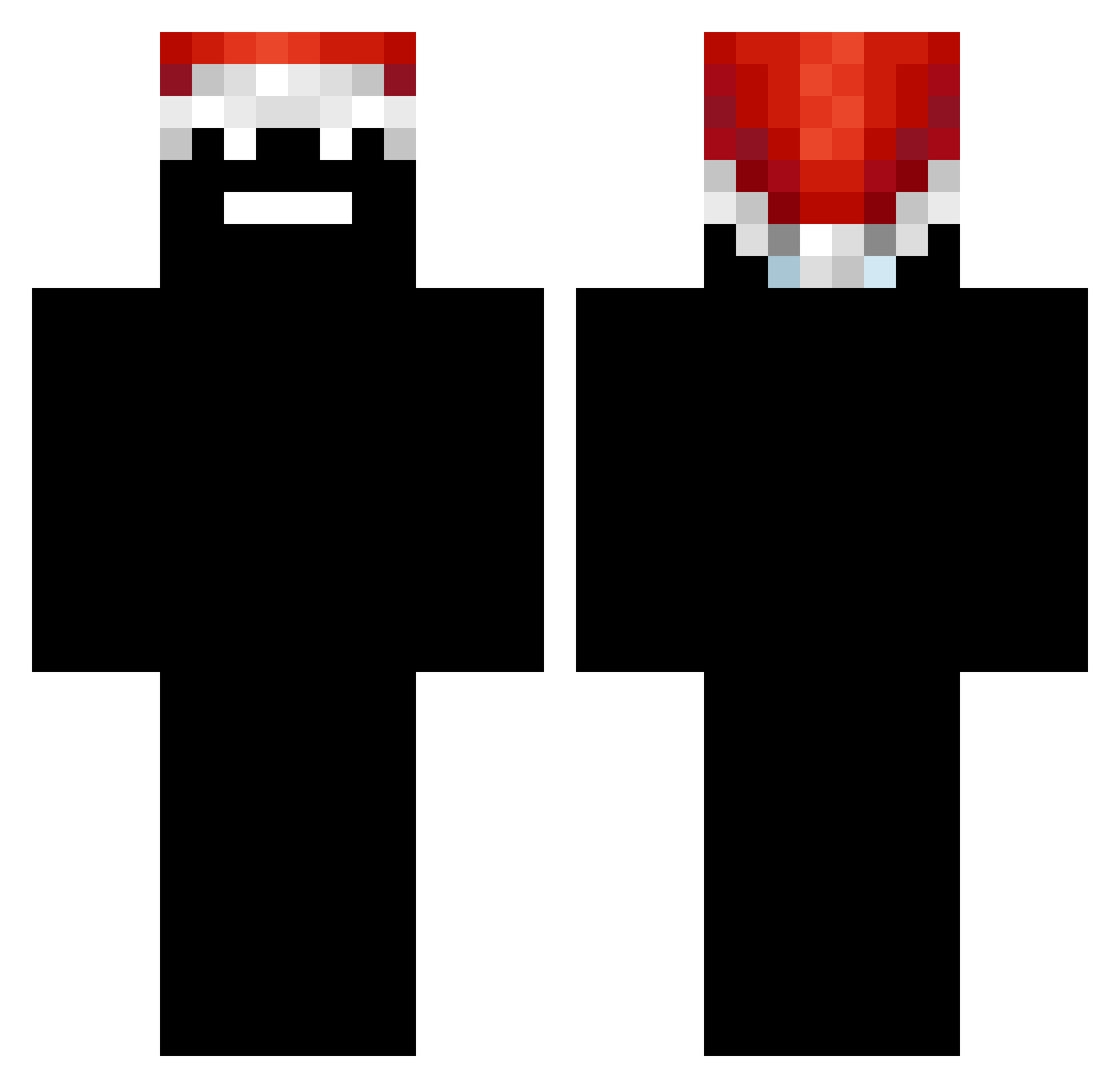Shenzi_ Minecraft skin, front and back view