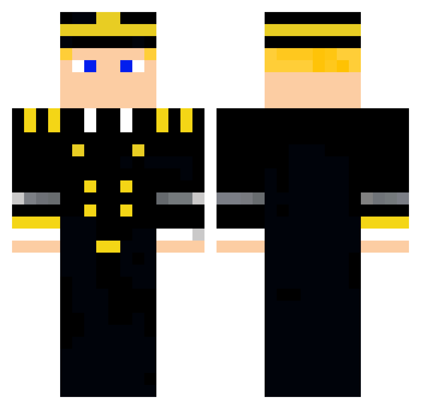 orange_yicheng Minecraft skin, front and back view
