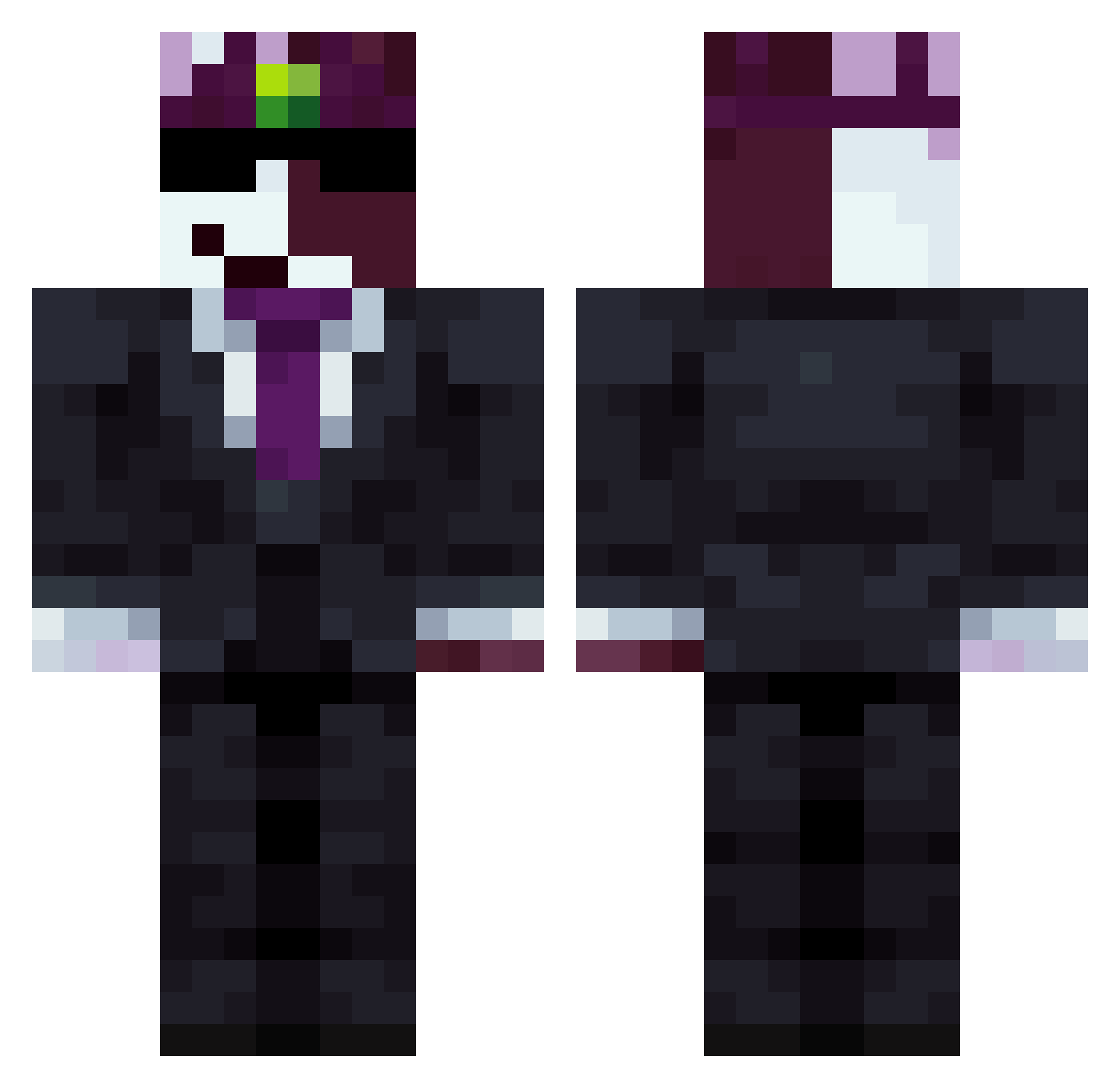 darylwithaspoon Minecraft skin, front and back view