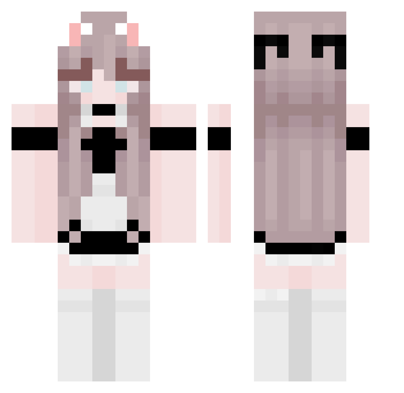 xiao_1129 Minecraft skin, front and back view